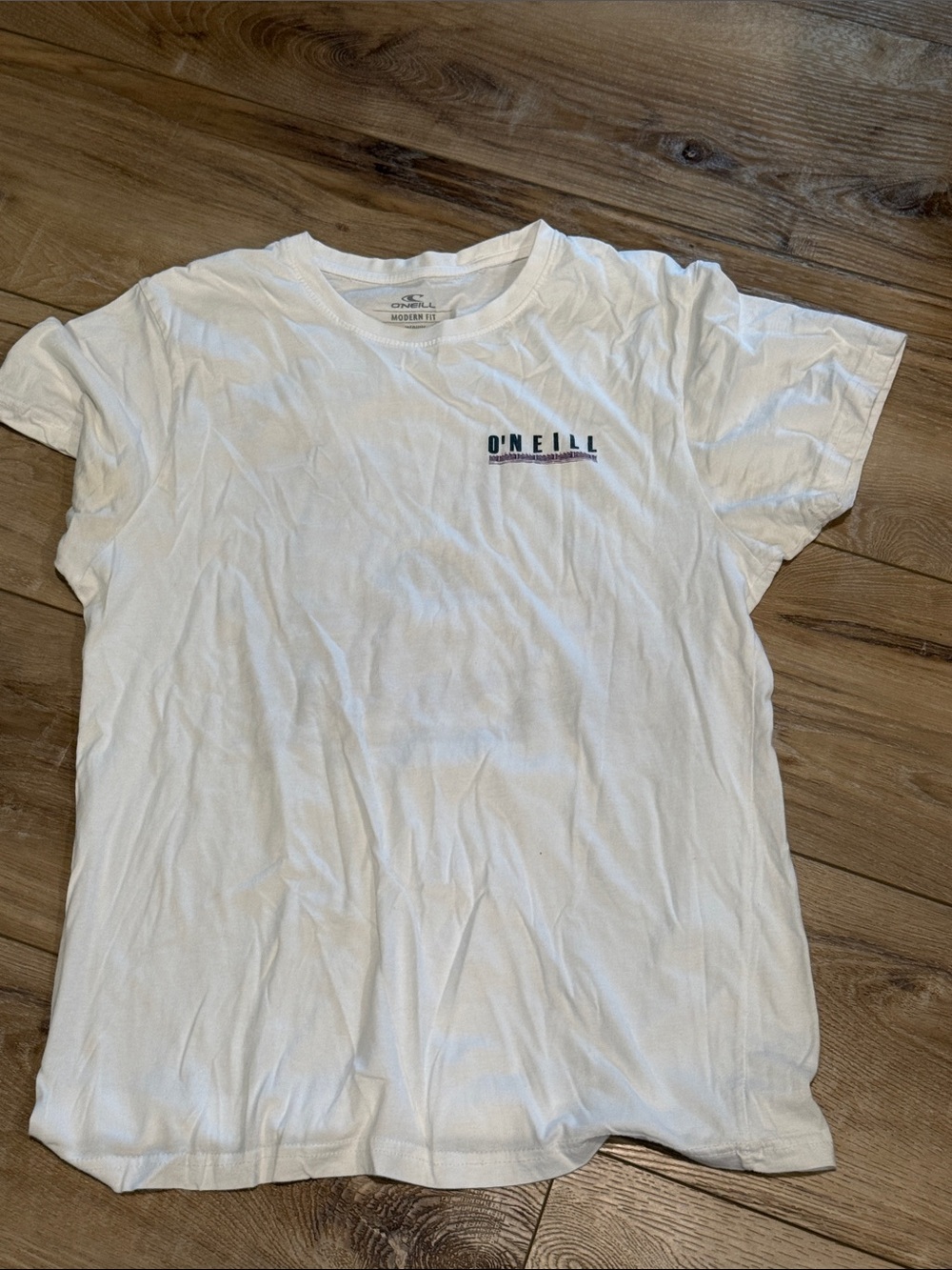 O'Neill White Short Sleeve Logo Tee - Medium